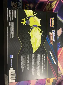 Pokemon TCG Crown Zenith Regieleki v Collection Box New Sealed - Image 2