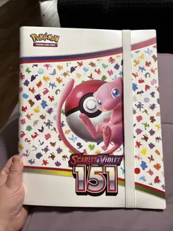 Pokemon Scarlet & Violet 151 - Mew Binder Collection - Binder Only NO CARDS - Image 1