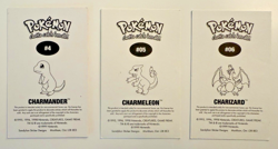 1999 Pokemon Sandylion Sticker Sheets Charizard Evolution Set (#04, #05, #06) - Image 3