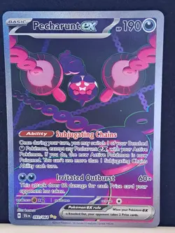 Pecharunt EX 093/064 Special Illustration Rare Shrouded Fable Pokemon TCG NM/MT - Image 1