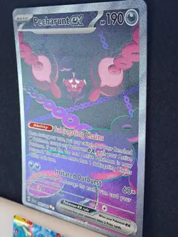 Pecharunt EX 093/064 Special Illustration Rare Shrouded Fable Pokemon TCG NM/MT - Image 3