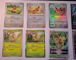 15x Eeveelutions Pokemon Karten Sammlung Holo Pokeball V VSTAR Evoli Umbreon ... - Image 2