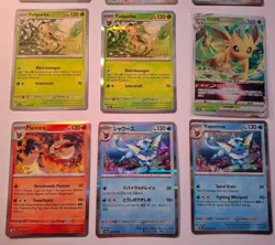 15x Eeveelutions Pokemon Karten Sammlung Holo Pokeball V VSTAR Evoli Umbreon ... - Image 4