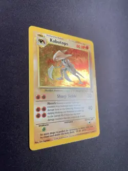 Pokemon TCG Kabutops 9/62 Fossil Set Holo Rare Unlimited 1999 WOTC LP - Image 3