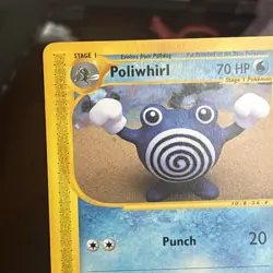 Poliwhirl 089/165 Expedition Base Set Regular NM Pokemon E Reader Yuka Morii - Image 3