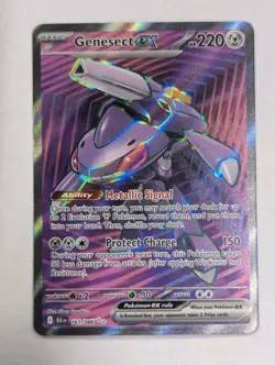 Genesect ex - Ultra Rare SV: Black Bolt 161/086 Holo Pokemon TCG NM - Image 1