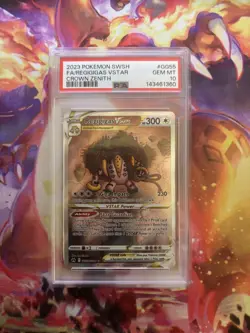 2023 POKEMON SWORD & SHIELD CROWN ZENITH #GG55 FULL ART/REGIGIGAS VSTAR PSA 10 - Image 1