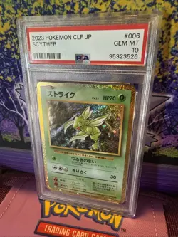 2023 Pokemon CLF Japanese Scyther #006 Psa 10 - Image 1