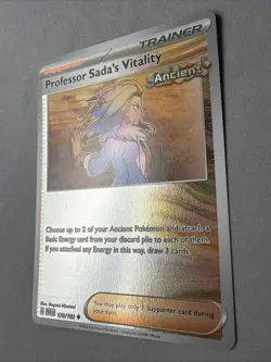 Pokemon TCG * Paradox Rift * 170/182 Professor Sada's Vitality REVERSE HOLO - Image 2
