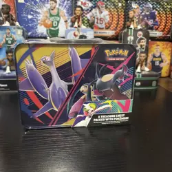 POKEMON TREASURE CHEST METAL LUNCHBOX SEALED MEGA EVOLUTION DESTINED RIVALS +++ - Image 2