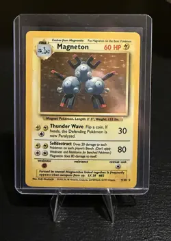 Pokemon TCG Magneton Base Set Holo Rare - Image 3
