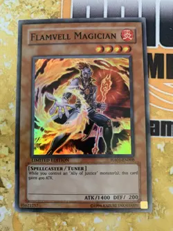 Flamvell Magician HA01-EN008 NM Super Rare Limited Edition Edison Yugioh - Image 1