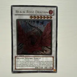 Yugioh Black Rose Dragon Ultimate Rare 1st edition CSOC-EN039 - Image 1