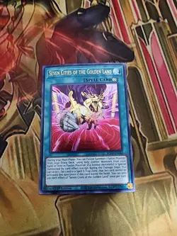 Seven Cities of the Golden Land - BLVO-EN062 - Ultra Rare 1ST ED NM Yugioh - Image 1