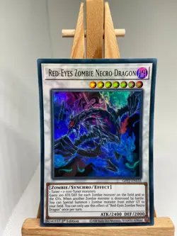 Red-Eyes Zombie Necro Dragon - Ultra Rare 1st Edition GFP2-EN133 - NM - YuGiOh - Image 1