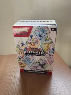 Pokemon TCG Prismatic Evolutions Booster Bundle, OPENED STILL HAS CARDS - Image 1