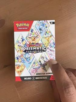 Pokemon TCG Prismatic Evolutions Booster Bundle, OPENED STILL HAS CARDS - Image 5