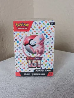 Pokemon Scarlet Violet 151 Booster Bundle 6-Pack, Factory-Sealed - Image 1
