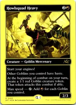 Howlsquad Heavy (First-Place Foil) R Aetherdrift 463 NM NM-LP - Image 1