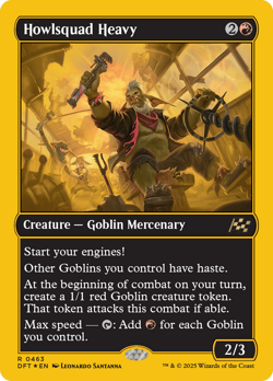 Howlsquad Heavy (First-Place Foil) [Aetherdrift] - Image 1