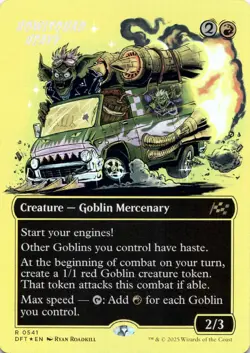 Howlsquad Heavy FOIL BORDERLESS Aetherdrift Magic MTG NM - Image 1