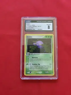 Pokemon: Swalot #50/101 EX Hidden Legends REVERSE HOLO 2004 Vintage -CGC 8 - A74 - Image 1