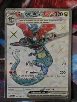 Dragapult Ex 200/167 Ultra Rare Twilight Masquerade NM Pokemon Card - Image 1