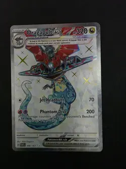 Pokemon TCG SV Twilight Masquerade Dragapult EX Ultra Rare Card 200/167 - Image 2