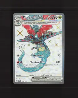 Dragapult ex 200/167 Twilight Masquerade Full Art Ultra Rare Pokemon Card NM - Image 1