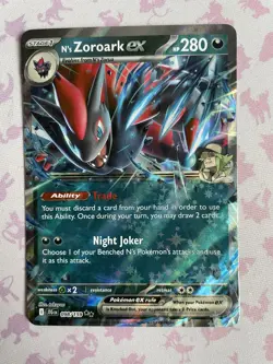 N's Zoroark ex 098/159 Journey Together Double Rare Pokemon Card - Image 1