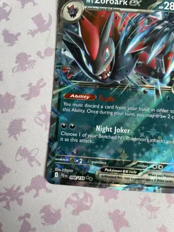 N's Zoroark ex 098/159 Journey Together Double Rare Pokemon Card - Image 5