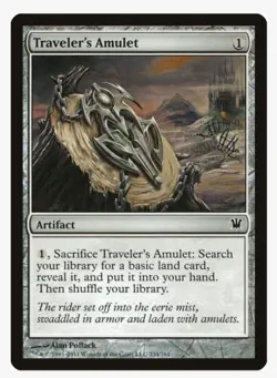 Traveler's Amulet | ISD | Pauper EDH Staple | Mana Fixing Ramp | MTG | NM - Image 1