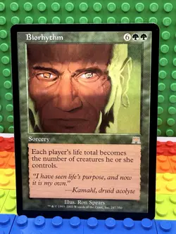 1x Biorhythm [Onslaught] LP/EX Condition - VINTAGE MTG RARE - Image 1