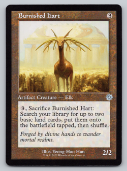 Burnished Heart Retro Frame Artifact - Brother's War - MTG - Image 1
