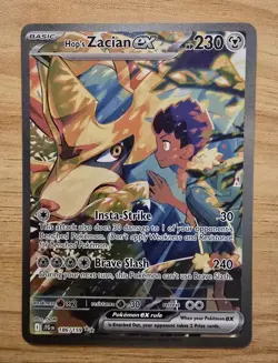 Hop's Zacian Ex SIR 186/159 Pokemon TCG: Journey Together English Pack Fresh NM - Image 1