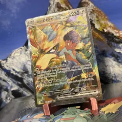 Hop's Zacian ex - 186/159 Pokemon SV Journey Together - Holo SIR NM ✨ - Image 2