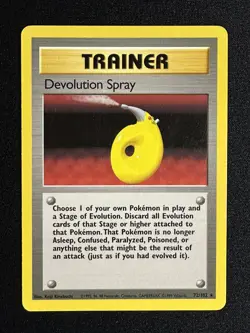 Pokemon Card - Devolution Spray 72/102 - Rare - TCG Base Set Unlimited LP - Image 1
