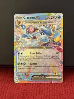Pokemon TCG - Prismatic Evolutions - Holiday Calendar 2025 Glaceon ex 026/131 - Image 1