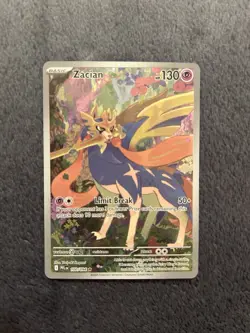Pokemon TCG Zacian Phantasmal Flames Illustration Rare NM - Image 1