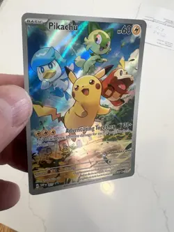 2023 Pokemon Paldea Evolved Pokemon Center Pikachu SVP027 - Image 4