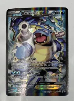 Pokemon Blastoise EX XY122 Black Star Promo Full Art - Image 1