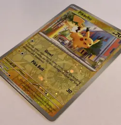 Pokemon Paldean Fates 018/091 Pikachu Cosmos/Reverse Holo Costco EXCLUSIVE - Image 2
