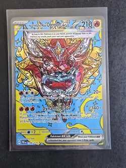Pokemon Hearthflame Mask Ogerpon ex 148/131 Sv: Prismatic Evolutions Holo - Image 1