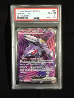 2025 POKEMON BLK EN GENESECT EX ULTRA RARE PSA GEM MINT 10 - Image 1