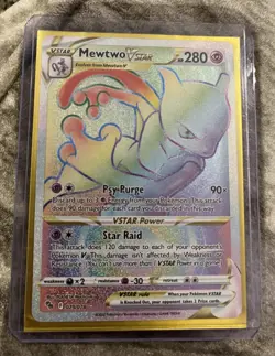 Mewtwo Vstar 079/078 Pokemon Go Rainbow Rare - Secret Rare - NM - Pokemon TCG - Image 1