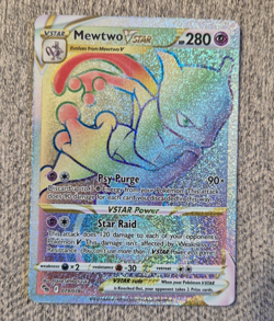 Mewtwo Vstar 079/078 Pokemon Go Rainbow Rare - Secret Rare - NM - Pokemon TCG - Image 2