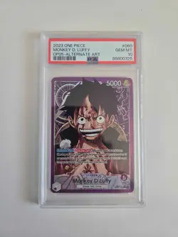 PSA 10 Monkey D Luffy Alt Art Leader Op05-060 One Piece TCG. English - Image 1