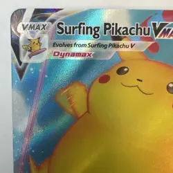 Surfing Pikachu VMAX 009/025 Pokemon TCG Celebrations Sword Shield Rare Card NM - Image 4