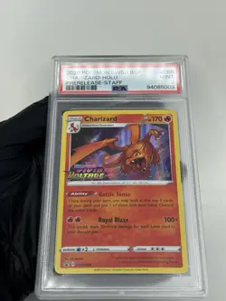 PSA 9 STAFF CHARIZARD Prerelease Pokemon Vivid Voltage Holo Promo SWSH066 MINT - Image 4