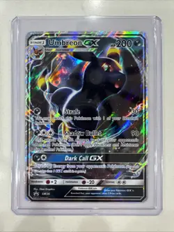 Pokemon Umbreon GX TCG Sun & Moon SM36 Promo Card Near Mint Condition - Image 1